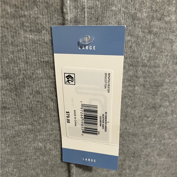 NWT Steve Madden Women's Short Sleeve Sweater Dress Heather Grey-Large - Picture 4 of 12